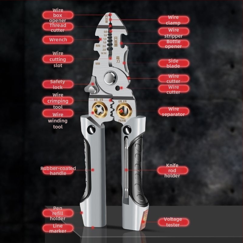 Veleprodaja alata za skidanje izolacije višenamjenski alat za skidanje izolacije električar prekinute žice alat za skidanje izolacije žice škare za skidanje izolacije električar hardverski alati