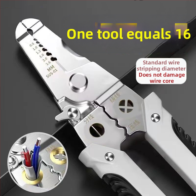 Veleprodaja alata za skidanje izolacije višenamjenski alat za skidanje izolacije električar prekinute žice alat za skidanje izolacije žice škare za skidanje izolacije električar hardverski alati
