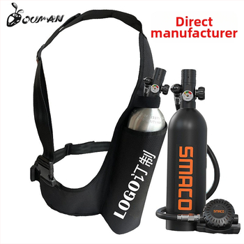 Väike õues õlasukeldumiskott takjapaelaga mugav kulumiskindel kangas vee-hapnikuballooni kott