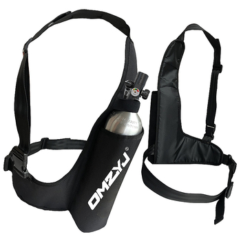 Väike õues õlasukeldumiskott takjapaelaga mugav kulumiskindel kangas vee-hapnikuballooni kott