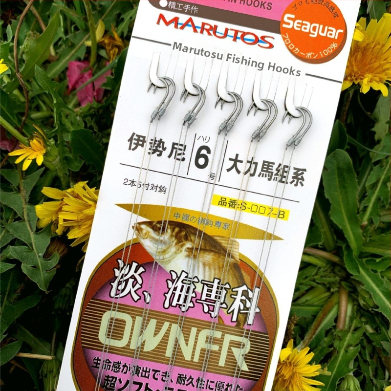 Риболовна кука, вързана със силно конско влакно, двойна кука, риболовна кука, аксесоари за риболовни принадлежности, двойна кука Iseini влакно