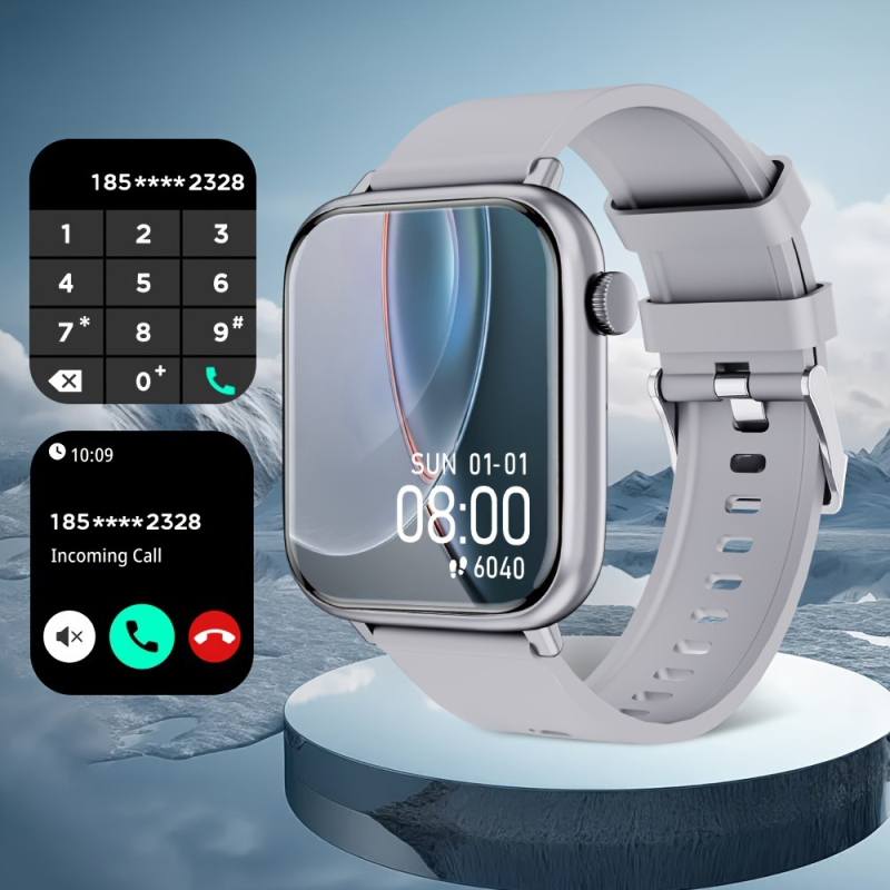 „Explosions X12“ išmanusis laikrodis su „Bluetooth“ skambučių funkcija, pritaikytas daugiafunkcis 24 valandų sveikatos stebėjimo išmanusis laikrodis