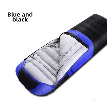 Трансграничен на склад пухен спален чувал за един човек, къмпинг, ултра лек, топъл, патешки пухен спален чувал за обяд на едро