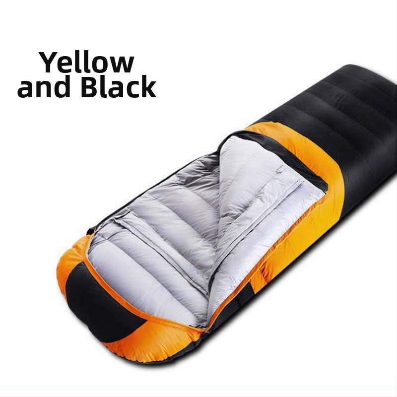 Трансграничен на склад пухен спален чувал за един човек, къмпинг, ултра лек, топъл, патешки пухен спален чувал за обяд на едро