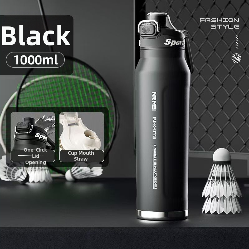 Greitai šaldantis puodelis Didelės talpos termosinis puodelis vyrams ir studentams Mokyklos lauko sporto vandens puodelis Nešiojamas jojimo vanduo