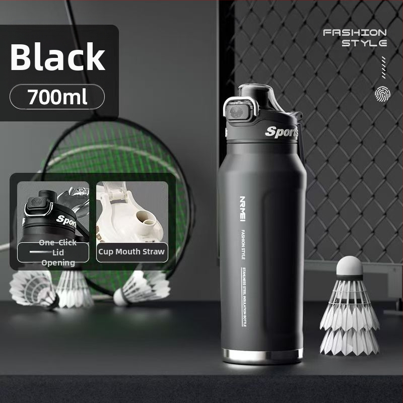 Greitai šaldantis puodelis Didelės talpos termosinis puodelis vyrams ir studentams Mokyklos lauko sporto vandens puodelis Nešiojamas jojimo vanduo