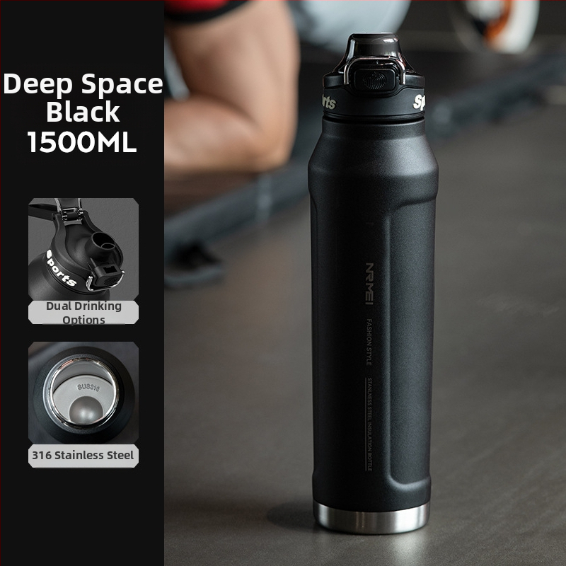 Greitai šaldantis puodelis Didelės talpos termosinis puodelis vyrams ir studentams Mokyklos lauko sporto vandens puodelis Nešiojamas jojimo vanduo