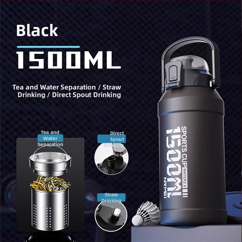 Greitai šaldantis puodelis Didelės talpos termosinis puodelis vyrams ir studentams Mokyklos lauko sporto vandens puodelis Nešiojamas jojimo vanduo