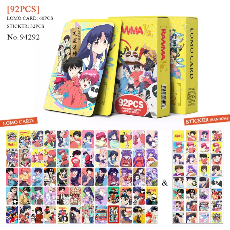 Външна търговия, специализирана в наличност 92 японски стил произволни коне 2-ра аниме анимационни колекционерски картички двустранни стикери периферни устройства