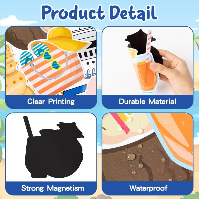 Ct1002 Amazoni magnetiline külmkapimagnet Cruise Travel Body Decoration Magnetiline kapp Magnetiline ilma kleepuvate kleepsudeta