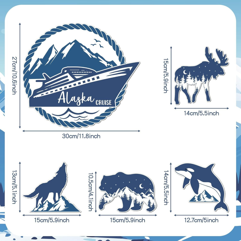 Ct1002 Amazoni magnetiline külmkapimagnet Cruise Travel Body Decoration Magnetiline kapp Magnetiline ilma kleepuvate kleepsudeta