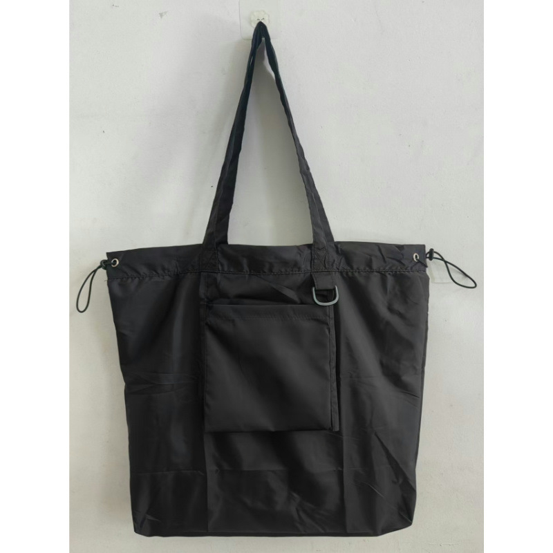 2024 m. naujo stiliaus raišteliu užsegamas spalvų derinimo didelės talpos pirkinių drobės krepšys, universalus pečių krepšys, atsparus vandeniui prekybos centro pirkinių krepšys, yra sandėlyje.