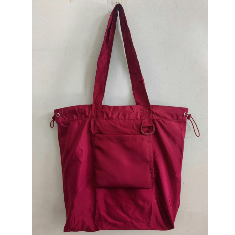 2024 m. naujo stiliaus raišteliu užsegamas spalvų derinimo didelės talpos pirkinių drobės krepšys, universalus pečių krepšys, atsparus vandeniui prekybos centro pirkinių krepšys, yra sandėlyje.