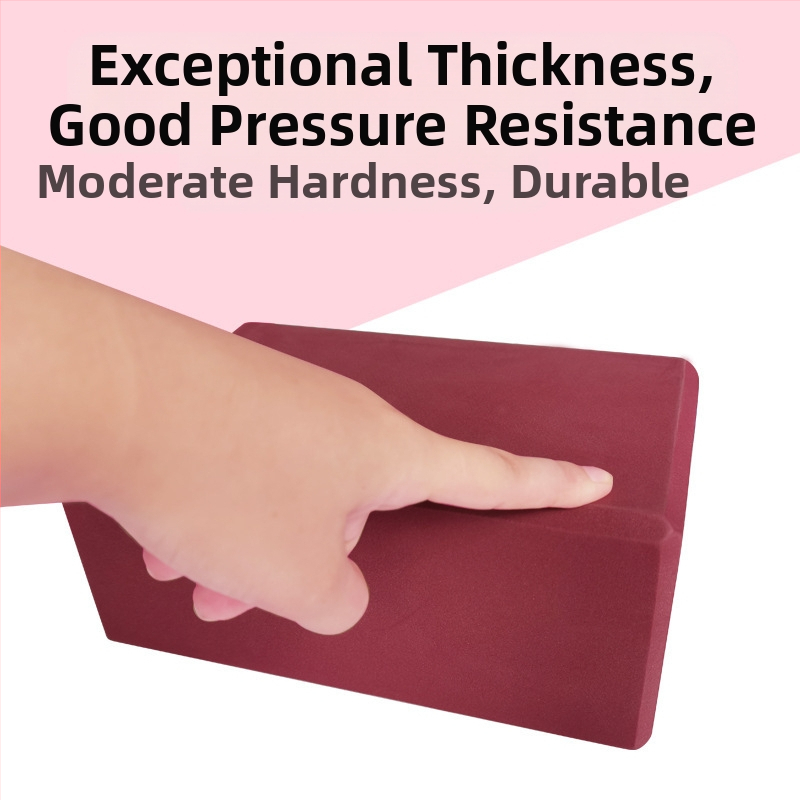 Случайно удебелена йога тухла с висока плътност, тухла от пяна за деца, тухла за танци, практика на йога за възрастни, специална спомагателна тухла