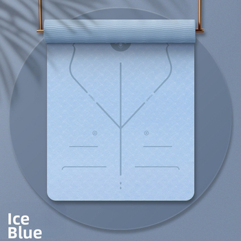 Tüdrukutele mõeldud jooga tpe joogamati ilu libisemiskindla heliisolatsiooniga löökide neeldumise vaigistamiseks mõeldud koduse hüppe joogamatt