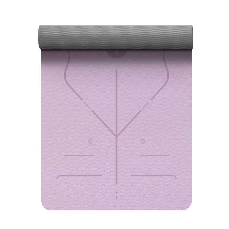 Tüdrukutele mõeldud jooga tpe joogamati ilu libisemiskindla heliisolatsiooniga löökide neeldumise vaigistamiseks mõeldud koduse hüppe joogamatt