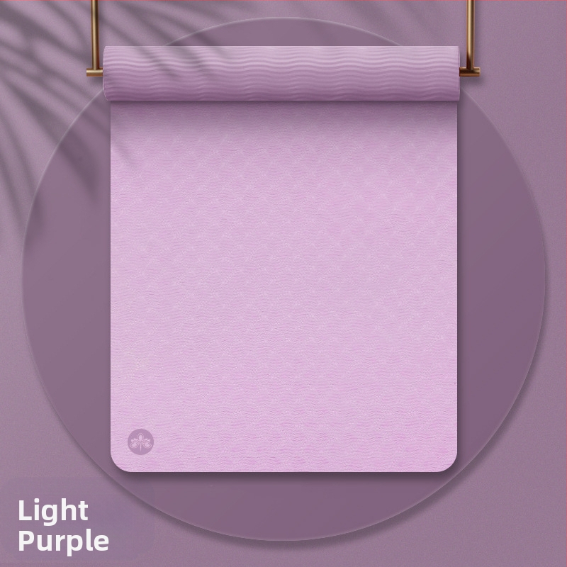 Tüdrukutele mõeldud jooga tpe joogamati ilu libisemiskindla heliisolatsiooniga löökide neeldumise vaigistamiseks mõeldud koduse hüppe joogamatt