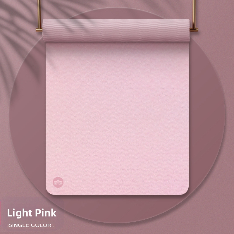 Tüdrukutele mõeldud jooga tpe joogamati ilu libisemiskindla heliisolatsiooniga löökide neeldumise vaigistamiseks mõeldud koduse hüppe joogamatt