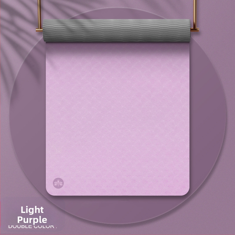 Tüdrukutele mõeldud jooga tpe joogamati ilu libisemiskindla heliisolatsiooniga löökide neeldumise vaigistamiseks mõeldud koduse hüppe joogamatt