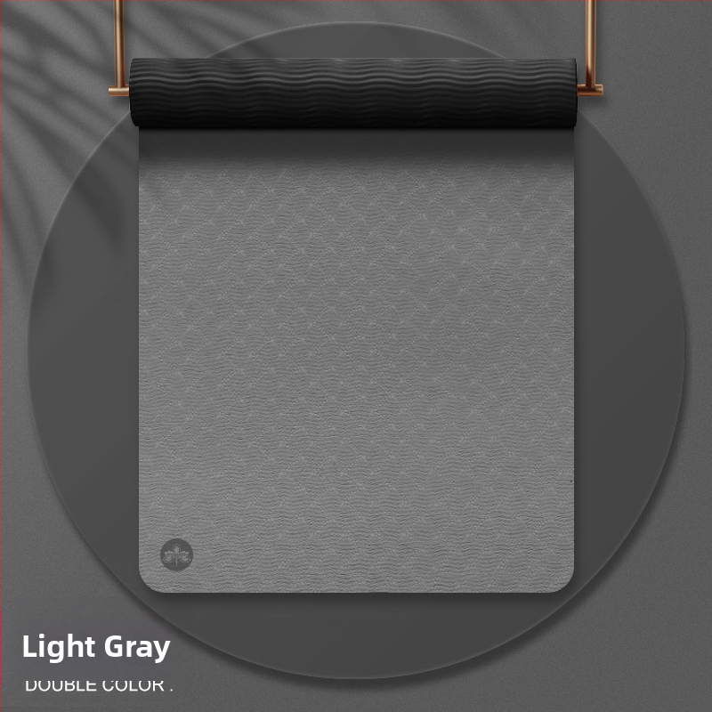 Tüdrukutele mõeldud jooga tpe joogamati ilu libisemiskindla heliisolatsiooniga löökide neeldumise vaigistamiseks mõeldud koduse hüppe joogamatt