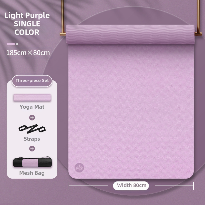 Tüdrukutele mõeldud jooga tpe joogamati ilu libisemiskindla heliisolatsiooniga löökide neeldumise vaigistamiseks mõeldud koduse hüppe joogamatt