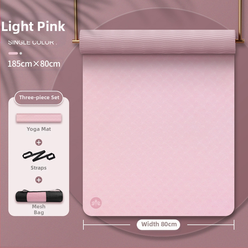 Tüdrukutele mõeldud jooga tpe joogamati ilu libisemiskindla heliisolatsiooniga löökide neeldumise vaigistamiseks mõeldud koduse hüppe joogamatt