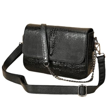 Amazon NIUCUNZH Dámska taška Nová hovädzia koža s krokodílím vzorom Malá štvorcová taška Charakteristická módna univerzálna crossbody taška cez rameno