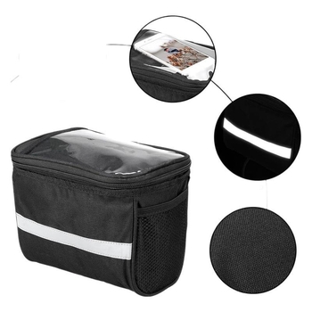 Τσάντα ποδηλάτου μπροστινή τσάντα πολυλειτουργική τσάντα ράφι θερμομόνωση τσάντα για πικνίκ κινητό τηλέφωνο μπροστινή δέσμη ποδηλάτου βουνού μπροστινή τσάντα