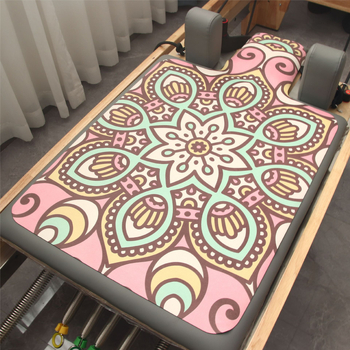 Pilatese keretreeningmadrats seemisnahast värvitrükiga naturaalsest kummist treeningvarustus libisemisvastane higi imav kaitsematt