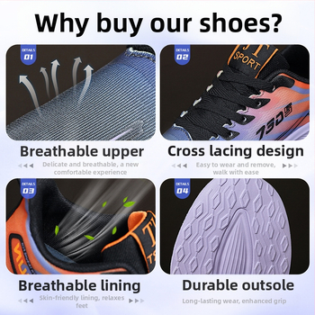 Cipele Muške cipele Ležerne i najlakše za usklađivanje Nove vanjske trgovinske cipele Veleprodaja parova Poliuretanske korejske modne tenisice za trčanje