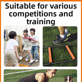 Πολυλειτουργική αθλητική ευαίσθητη σκάλα πεταλούδας ευέλικτη σκάλα για παιδιά, σταθερή σκάλα ποδοσφαίρου, σκάλα σχοινιού προπόνησης