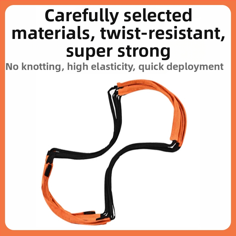 Многофункционална спортна чувствителна стълба пеперуда пъргава стълба за деца фитнес фиксирана стълба футболна тренировка въжена стълба