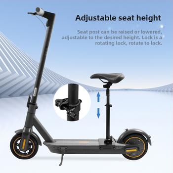 Подходящ за електрически скутер № 9 MAX G30, сгъваема седалка за съхранение без дупки, удобен комплект за седалка.