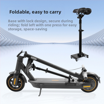 Подходящ за електрически скутер № 9 MAX G30, сгъваема седалка за съхранение без дупки, удобен комплект за седалка.