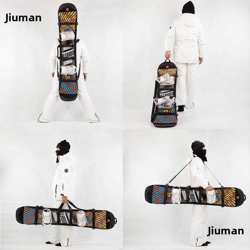 Кожена опаковка за кнедли с единична дъска Кожена опаковка за кнедли с единична дъска Опаковка за съхранение с единична дъска Опаковка за ски Опаковка за кнедли