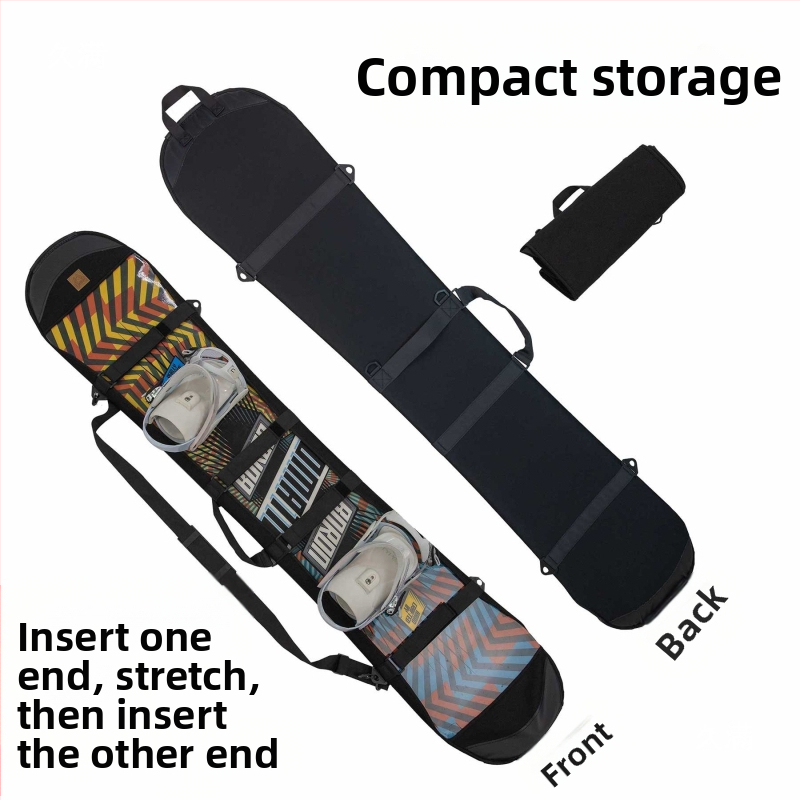 Кожена опаковка за кнедли с единична дъска Кожена опаковка за кнедли с единична дъска Опаковка за съхранение с единична дъска Опаковка за ски Опаковка за кнедли