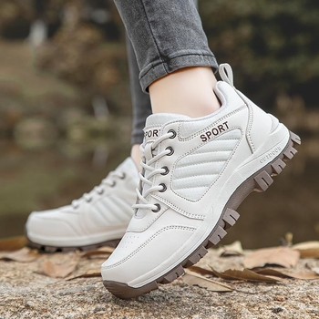 Explosions Pantofi sport casual din piele pentru femei, pantofi de alergare casual la modă, care se potrivesc cu toate
