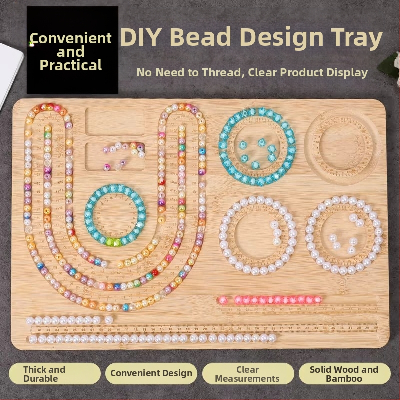 Wen play rotaslietas krelles 108DIY krelles dizaina šķīvis aproce aproce kaklarota galds, mērīšanas skala, displeja šķīvis