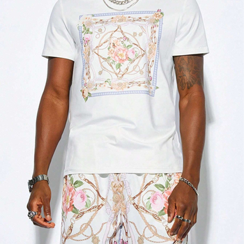 Vintage lühikesed püksid, meeste lühikeste varrukatega T-särk, suvine mood, uued vabaaja lühikesed püksid, kaheosalised meeste ME2-MA1