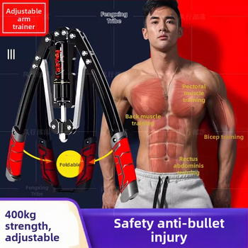 Išmanus hidraulinis rankos jėgos įtaisas, skaičiuojantis reguliuojamą treniruočių rankos griebtuvą, krūtinės pilvo raumenų rankų treniruoklį, vyrų fitneso įranga