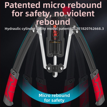 Išmanus hidraulinis rankos jėgos įtaisas, skaičiuojantis reguliuojamą treniruočių rankos griebtuvą, krūtinės pilvo raumenų rankų treniruoklį, vyrų fitneso įranga