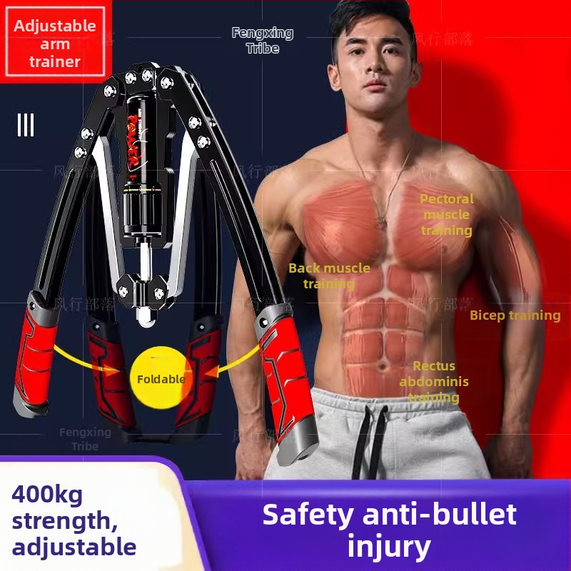 Išmanus hidraulinis rankos jėgos įtaisas, skaičiuojantis reguliuojamą treniruočių rankos griebtuvą, krūtinės pilvo raumenų rankų treniruoklį, vyrų fitneso įranga