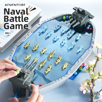Határokon átnyúló gyermek kidobógyöngyök új haditengerészeti csata kétfős csatagép szülő-gyermek interaktív csatajáték oktatási játékok