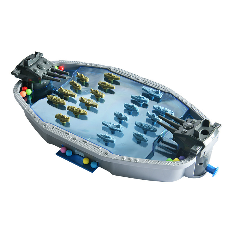 Határokon átnyúló gyermek kidobógyöngyök új haditengerészeti csata kétfős csatagép szülő-gyermek interaktív csatajáték oktatási játékok