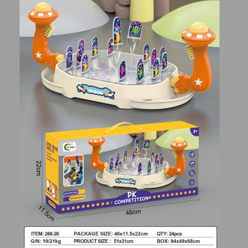 Határokon átnyúló gyermek kidobógyöngyök új haditengerészeti csata kétfős csatagép szülő-gyermek interaktív csatajáték oktatási játékok