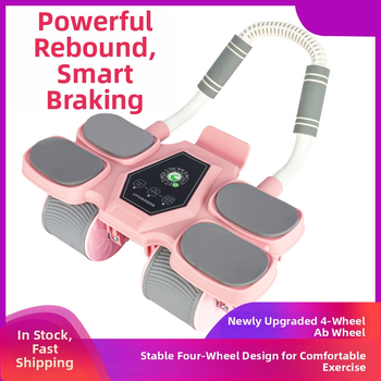 Kõhulihaste ratta neljarattaline tagasilöögi mitme küünarnukiga toetav kõhulihaste masin meestele ja naistele kõhulihaste rasva põletav kõhu artefakt kodune treeningvarustus