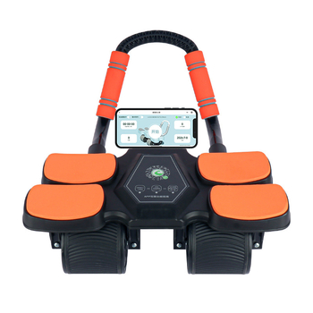 Kõhulihaste ratta neljarattaline tagasilöögi mitme küünarnukiga toetav kõhulihaste masin meestele ja naistele kõhulihaste rasva põletav kõhu artefakt kodune treeningvarustus