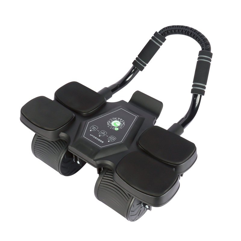 Kõhulihaste ratta neljarattaline tagasilöögi mitme küünarnukiga toetav kõhulihaste masin meestele ja naistele kõhulihaste rasva põletav kõhu artefakt kodune treeningvarustus