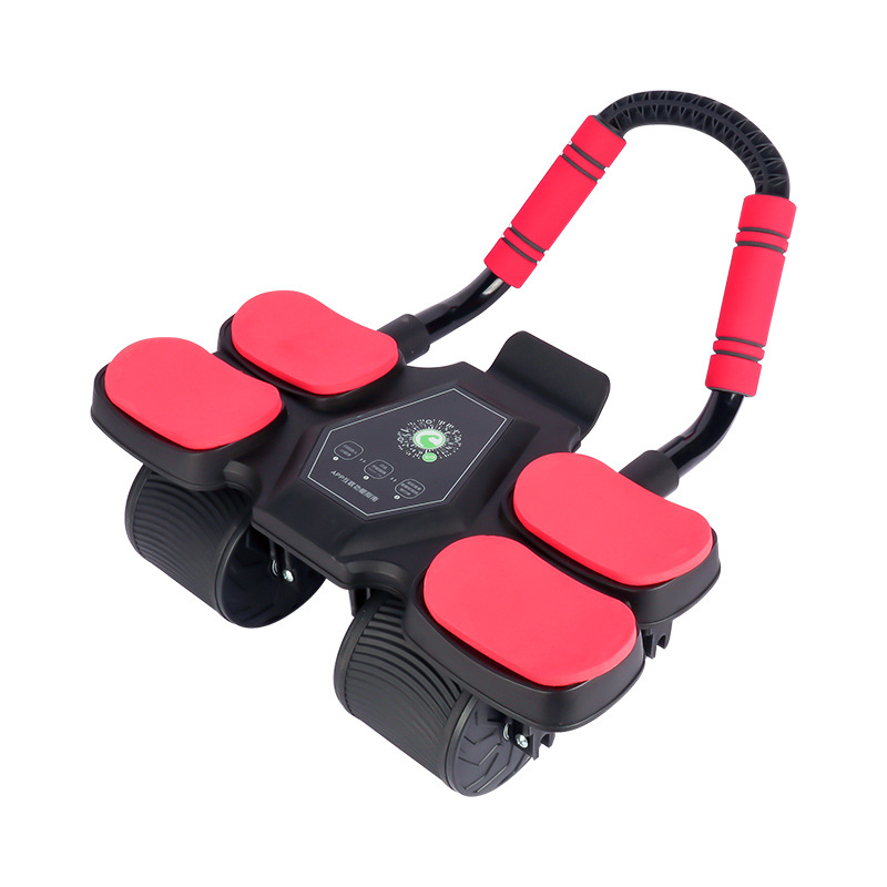 Kõhulihaste ratta neljarattaline tagasilöögi mitme küünarnukiga toetav kõhulihaste masin meestele ja naistele kõhulihaste rasva põletav kõhu artefakt kodune treeningvarustus