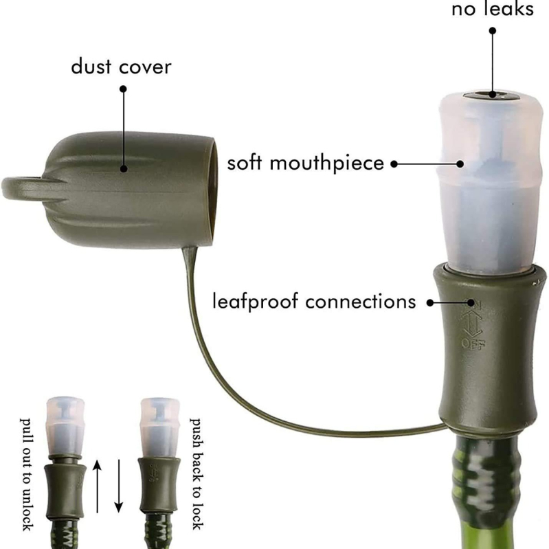 Piiriülene Amazon laos Kuum müük 2L spordirattasõidu veekott jooksmiseks mägironimiseks telkimiseks toidukvaliteediga EVA veekott